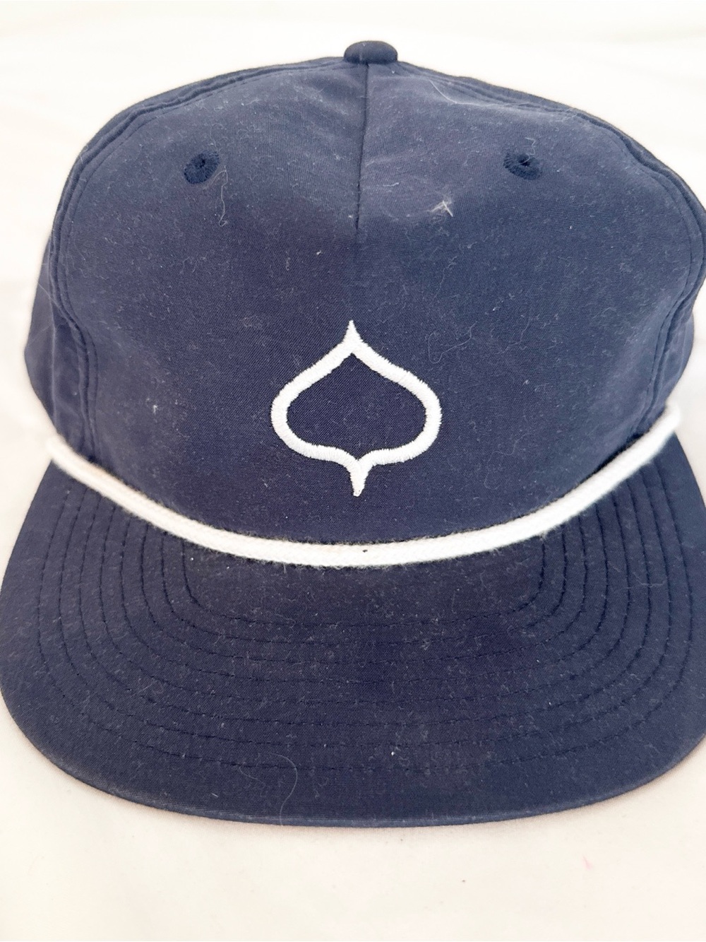 Aspen  Navy Blue Rope-Accent Baseball Cap